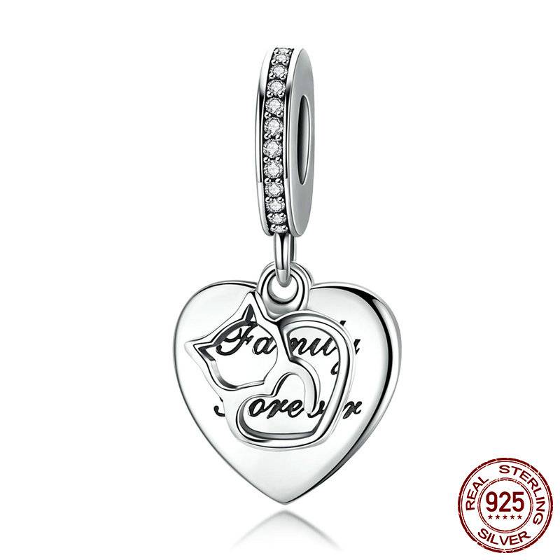 Sterling Silver Cat Memorial Charm Charms Memorials