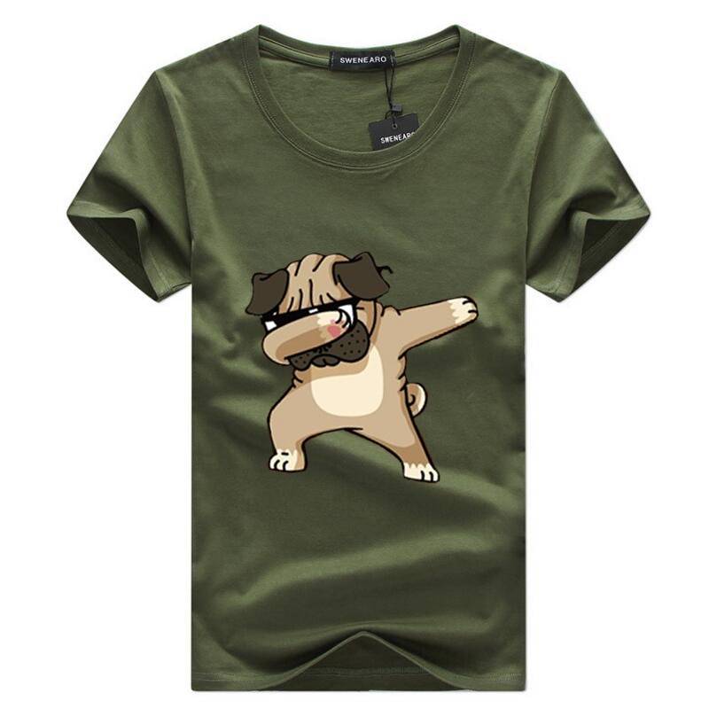 Men’s Dog Printed T-Shirt For Pet Lovers T-shirts & Sweatshirts