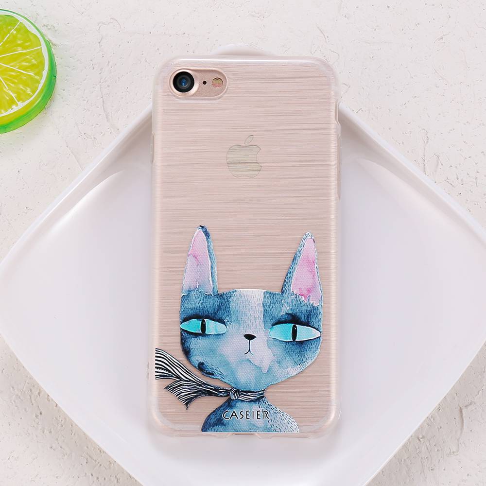 Cat Soft Phone Case for iPhone For Pet Lovers Phone Accessories