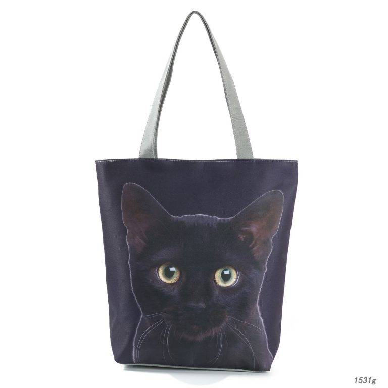 Women's Beach Cats Embroidered Handbag - Adorable Darling