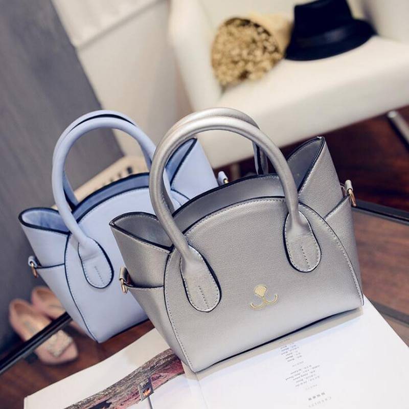 Cartoon Cat Shaped Top-Handle Bag Bags & Wallets For Pet Lovers