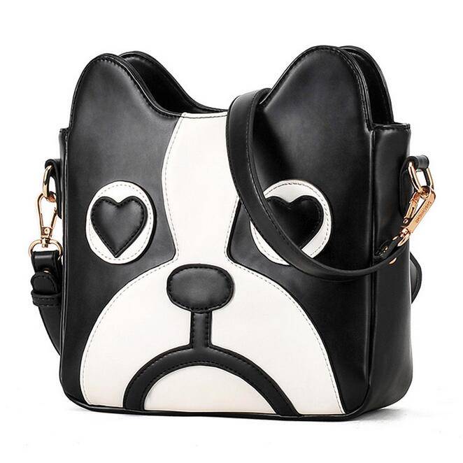 Women’s 3D Dog Printed Leather Crossbody Bags Bags & Wallets For Pet Lovers