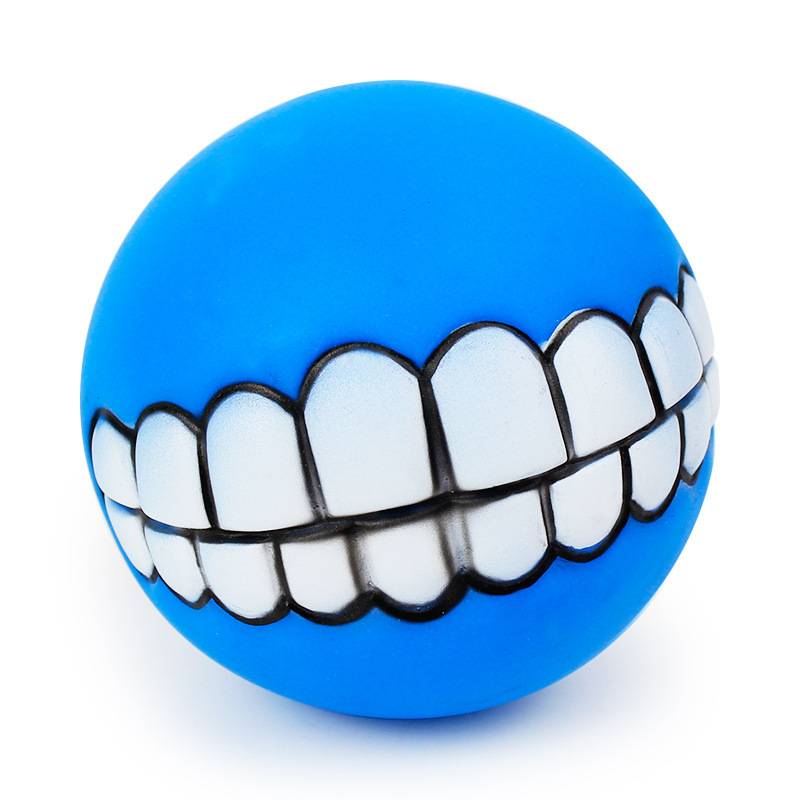 Funny Dog Ball with Teeth Dogs Toys