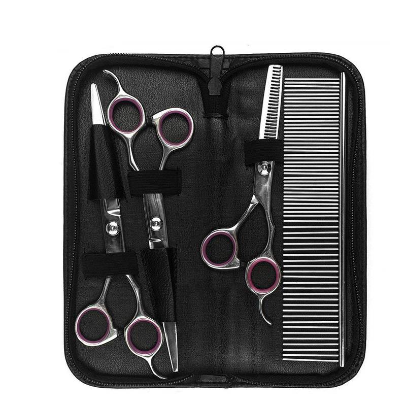 Professional Dog’s Grooming Scissors Kit Dogs Grooming & Care