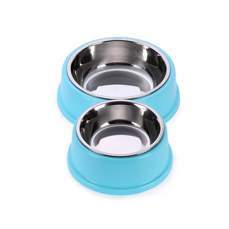 Stainless Steel Pet’s Double Bowl Cats Feeding & Watering Accessories