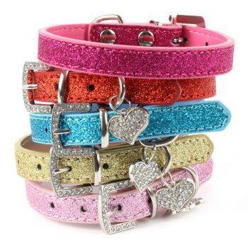 Colorful Leather Collars for Cats Cats Collars, Harnesses & Leashes