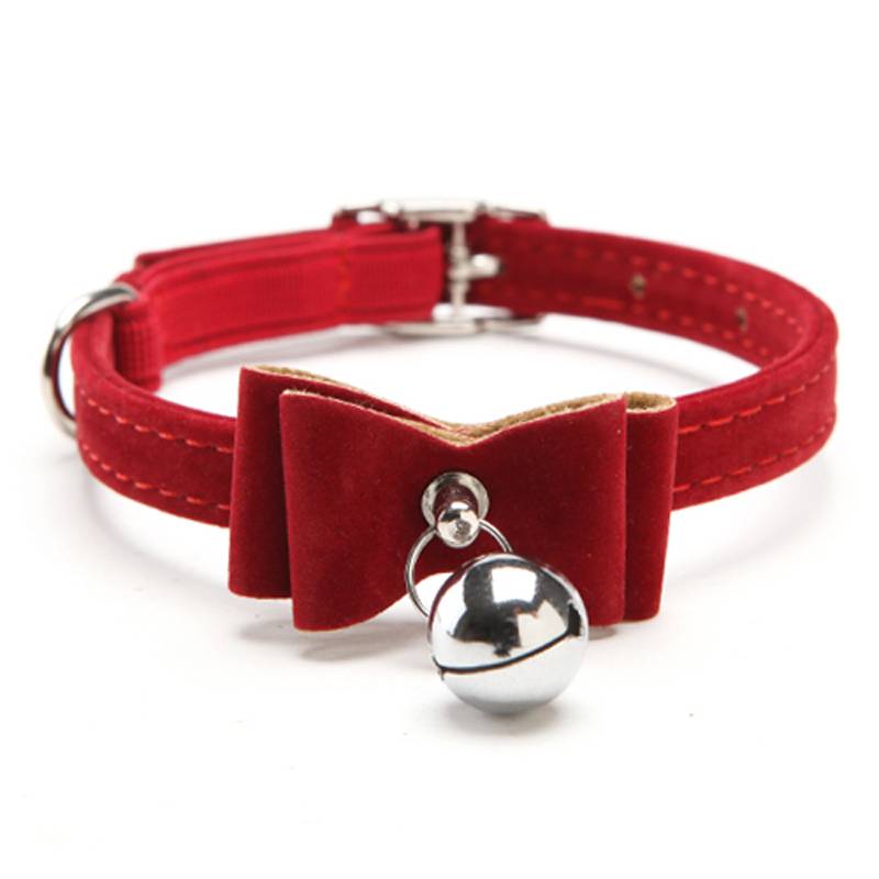Elastic Collar with Bell for Cats Cats Collars, Harnesses & Leashes