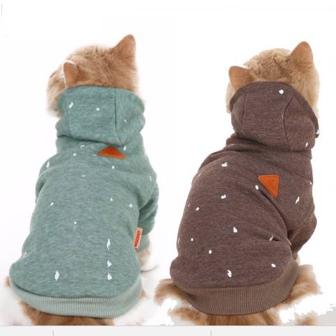Warm Hoodies for Small Pet Cats Clothing