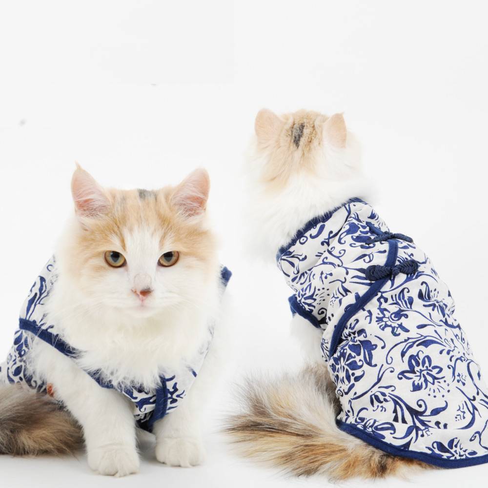 Cat’s Warm Printed Clothing Cats Clothing