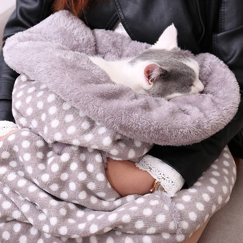 Cute Style Pet Sleeping Bag Beds Cats