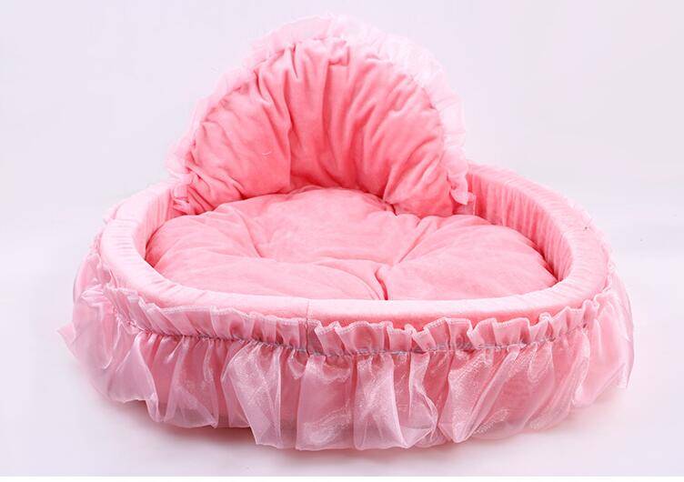 Cat Princess Style Soft Bed with Mat Beds Cats