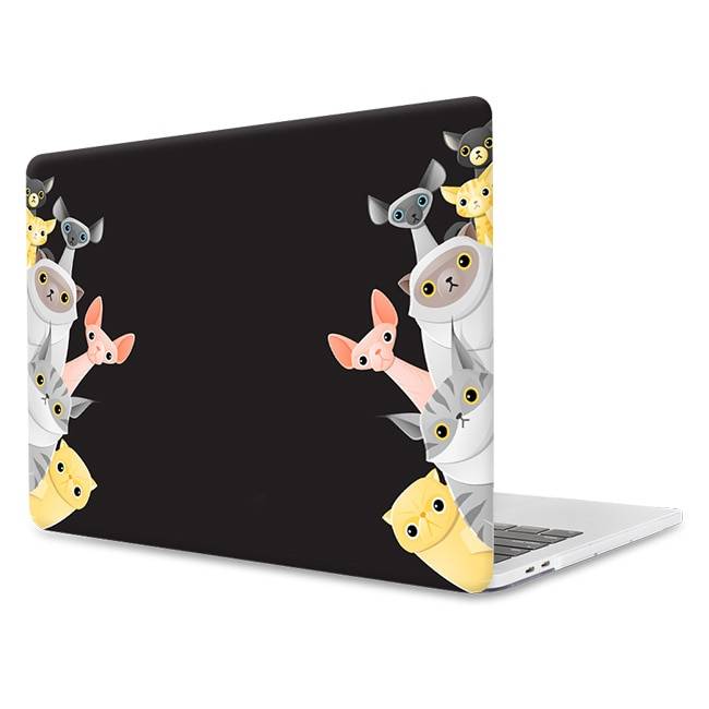 Hard MacBook Cases with Cute Animal Prints For Pet Lovers Tablet & Laptop Accessories