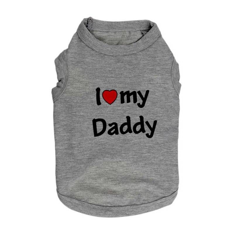 I Love My Mommy/Daddy Dog Shirt