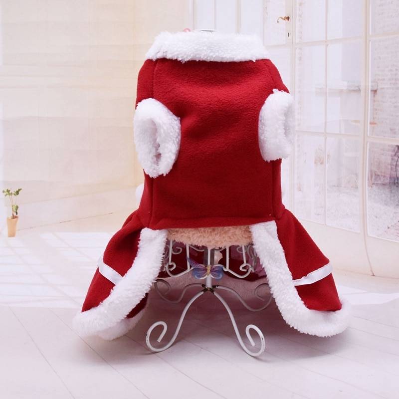 Christmas Red Dress for Dogs Pet Christmas Costume and Toy