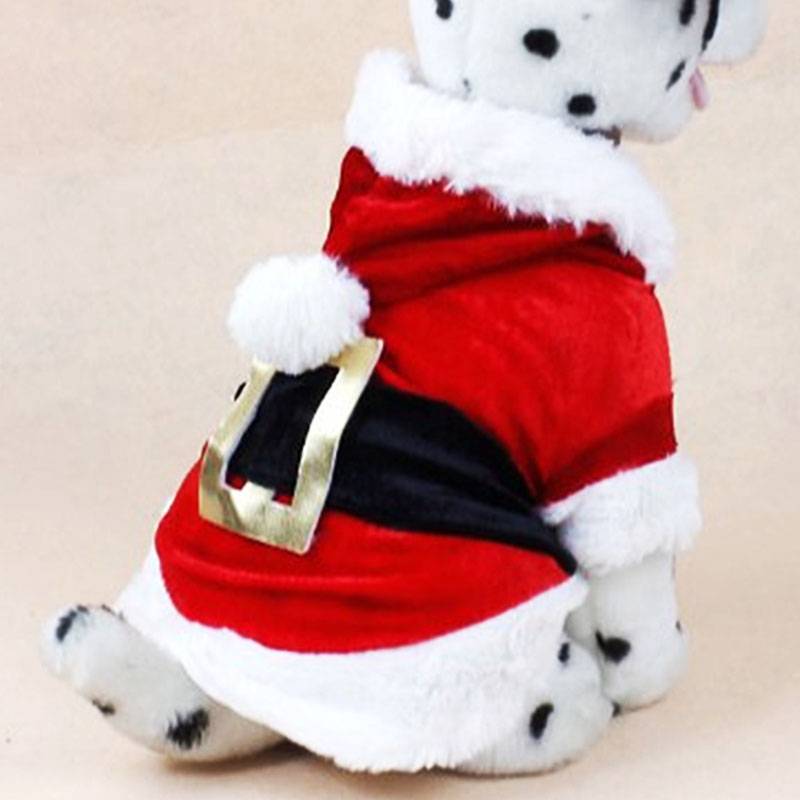 Santa Claus Dog’s Christmas Costume Pet Christmas Costume and Toy